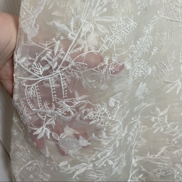 Sheer Embroidered Dress - Picture 8 of 10